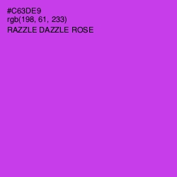#C63DE9 - Razzle Dazzle Rose Color Image